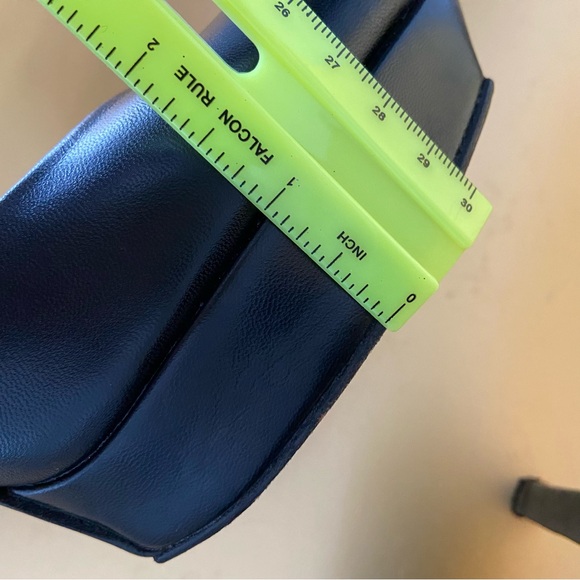 Stuart Weitzman Leather Platform Heels Peep Toe Black - Picture 16 of 16